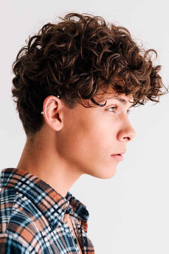 long curly hairstyle