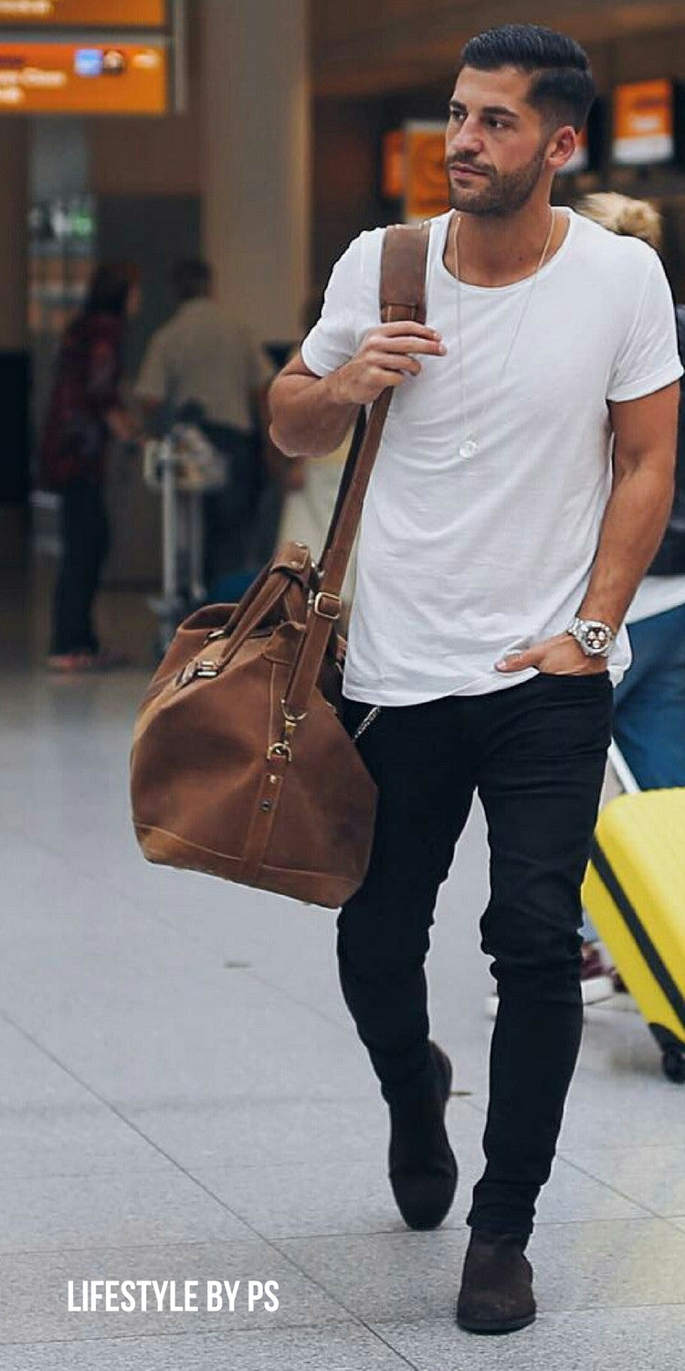 black and white outfit ideas for men