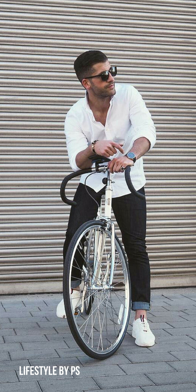 black and white outfit ideas for men
