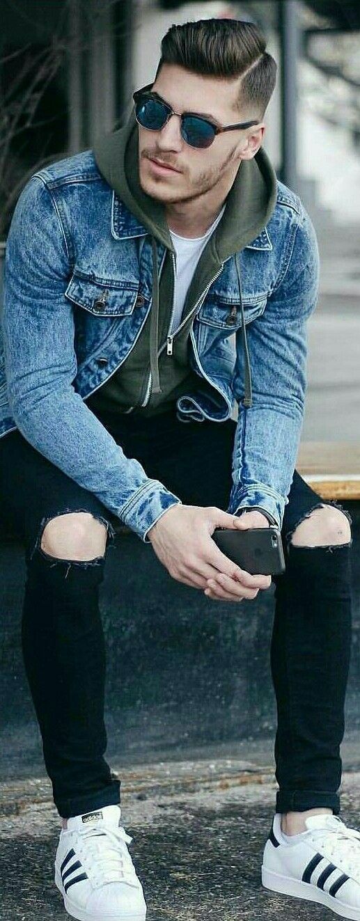 Denim on denim looks for men #denimondenim #mensfashion #style