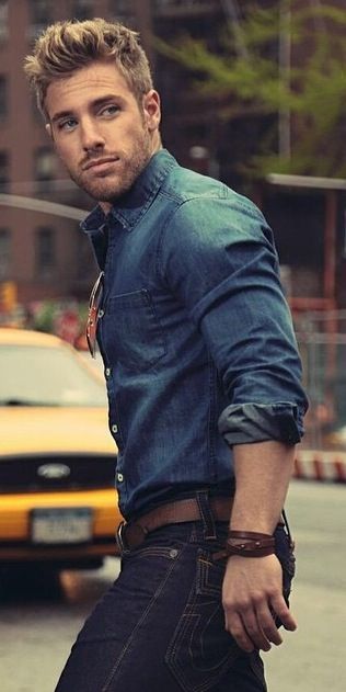 Denim on denim looks for men #denimondenim #mensfashion #style