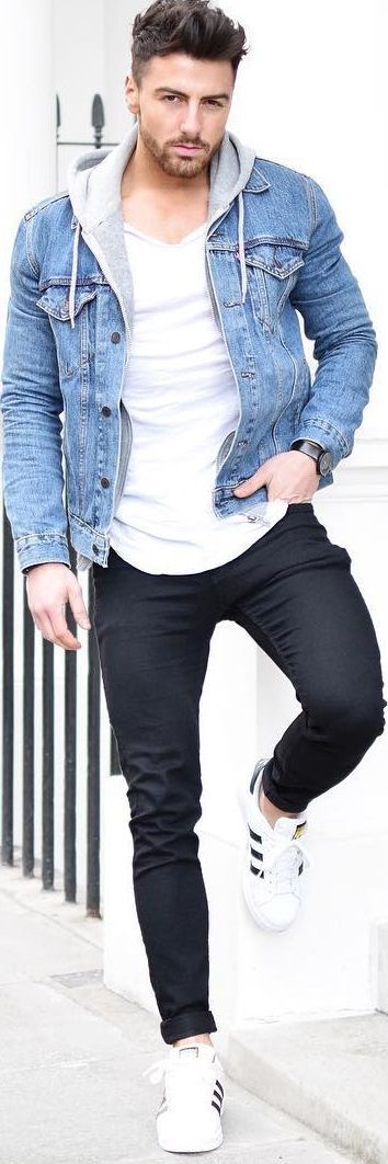 Denim on denim looks for men #denimondenim #mensfashion #style