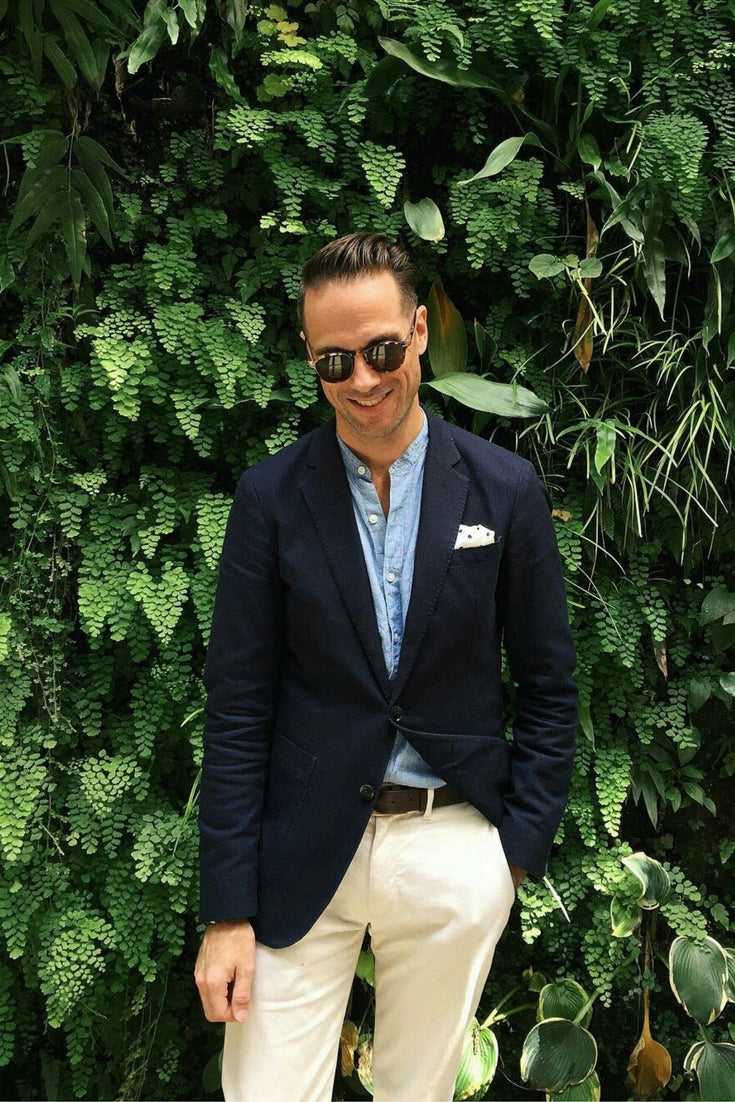 how to wear blazer for men