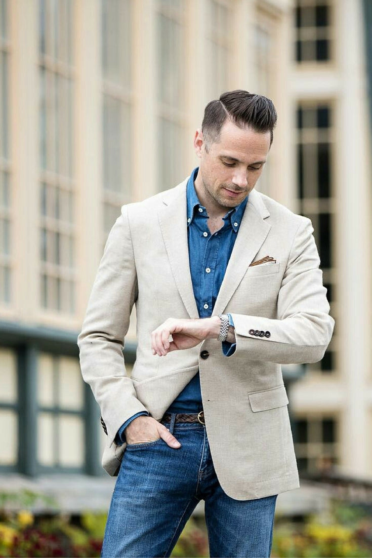 how to wear blazer for men