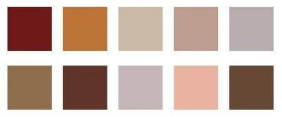 Neutrals and Earth Reds colors for capsule wardrobe men